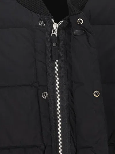 Massimo Osti Studio Quilted Padded Jacket In Black