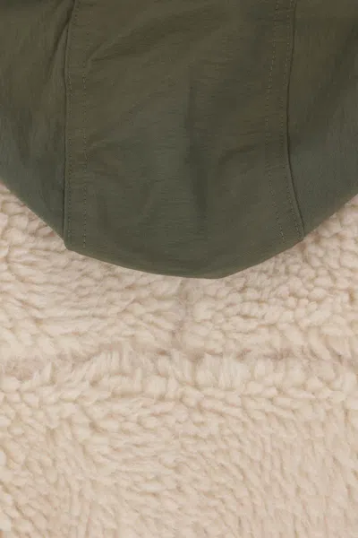 Sacai Sherling Beige Wool Blend Jacket In Neutral