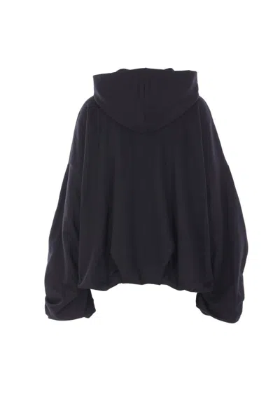 Dries Van Noten Women Hannett Cotton Hoodie In Blue