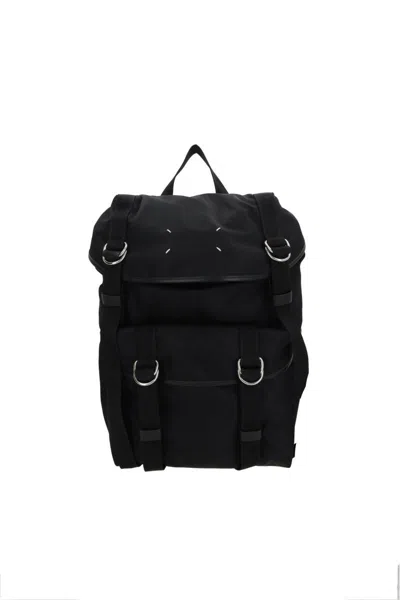 Maison Margiela Medium High-tech Backpack In Black