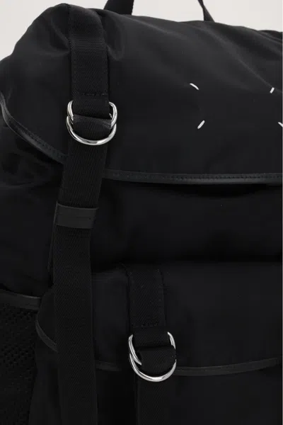 Maison Margiela Medium High-tech Backpack In Black