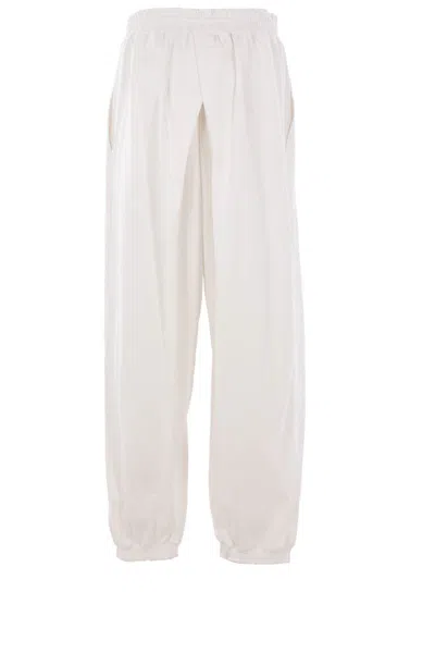 Hed Mayner Elasticated-cuff Pleated Trousers In Neutral