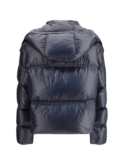 Moncler Women Erea Down Jacket In Blue