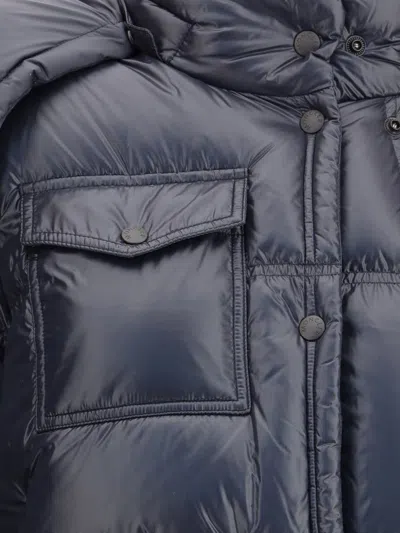 Moncler Women Erea Down Jacket In Blue