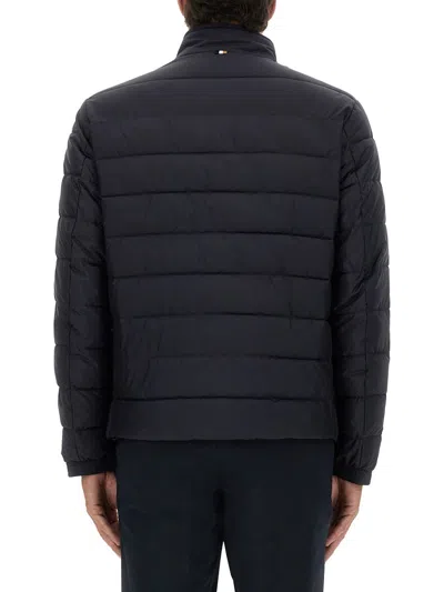 Hugo Boss Boss Regular Fit Water Repellent Jacket In Black