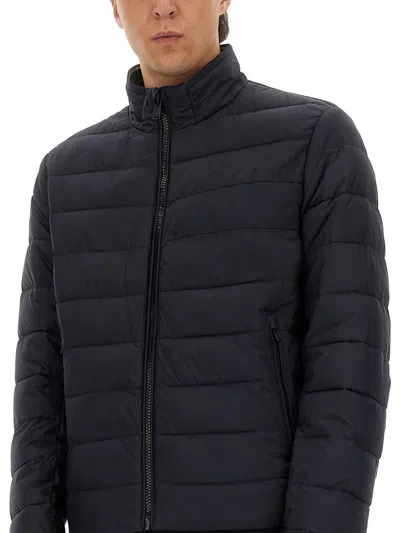 Hugo Boss Boss Regular Fit Water Repellent Jacket In Black