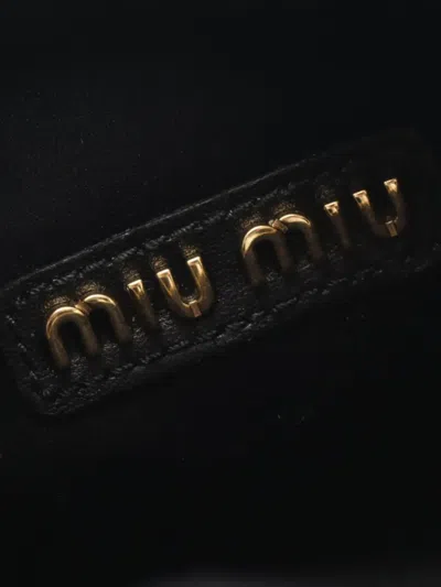Pre-owned Miu Miu 2020s Matelassé Handbag In Black