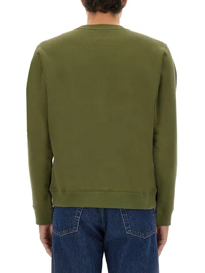 Kenzo Silm Fit Sweatshirt In Green