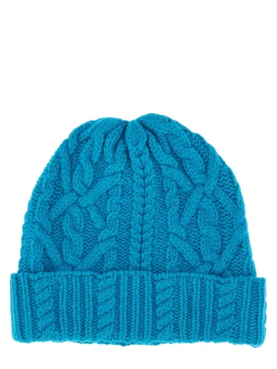 Aspesi Knit Cable Folded Brim Hat