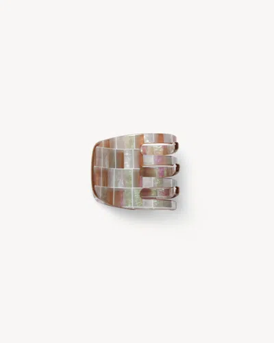 Machete Mini Claw Brown Shell Checker In Neutral