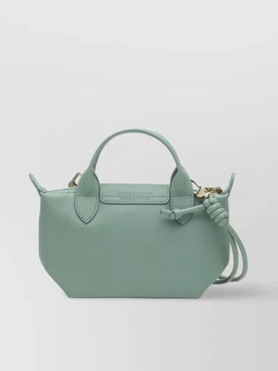Longchamp Foldable Extra Bag Charm Strap Hardware Handle In Green