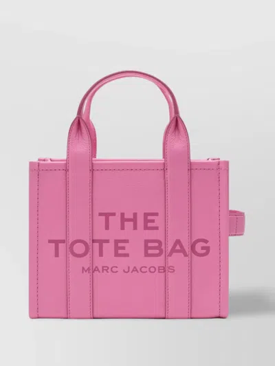 Marc Jacobs Small Rectangular Tote Bag With Top Handles In Pink