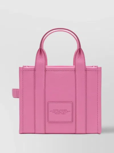 Marc Jacobs Small Rectangular Tote Bag With Top Handles In Pink