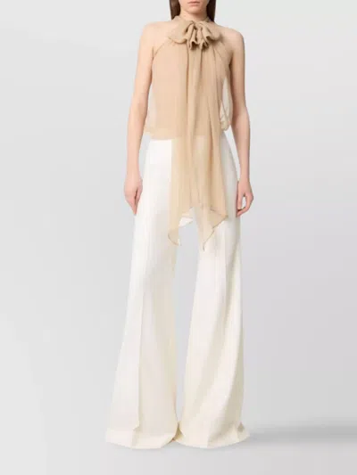 Nina Ricci Sleeveless Halter Neck Top In Multi