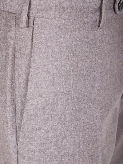 Incotex Slim Fit Chino Trousers In Gray