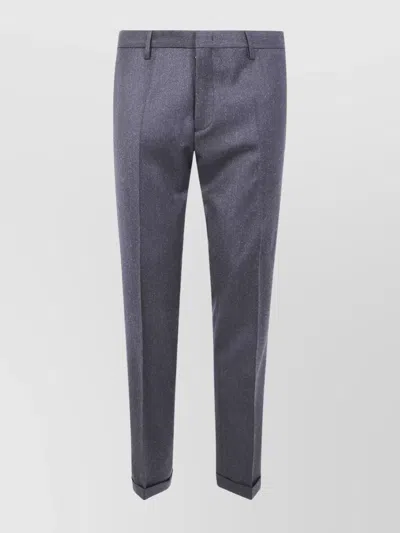 Paul Smith Tailored Men's Trousers Cuffed Hem In Gray