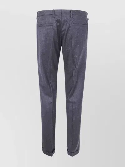 Paul Smith Tailored Men's Trousers Cuffed Hem In Gray