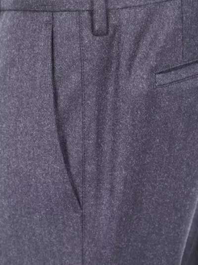 Paul Smith Tailored Men's Trousers Cuffed Hem In Gray