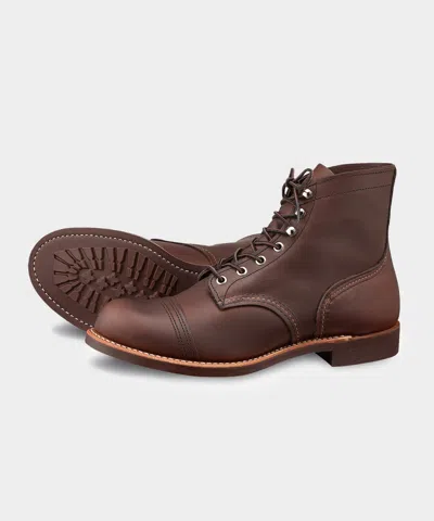 Red Wing Shoes Leather Lace-up Boots In Leather Brown