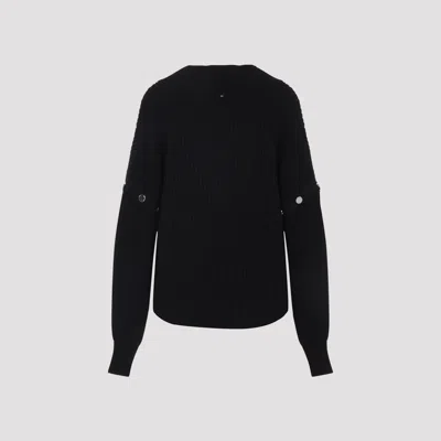 Sportmax Tay Oversized Jumper With Detachable Sleeves In Blue