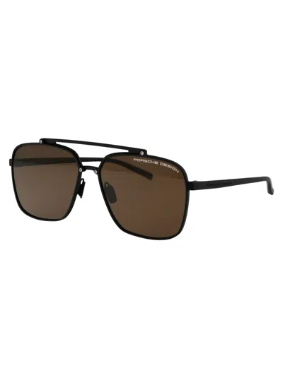 Porsche Design 169 Blck Metal Sunglasses