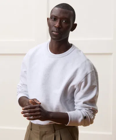 Champion Long Sleeved Crew Neck T-shirt With Chest Pocket In White