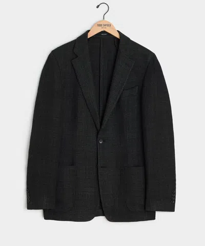 Todd Snyder Italian Linen-silk Donegal Sport Coat In Black