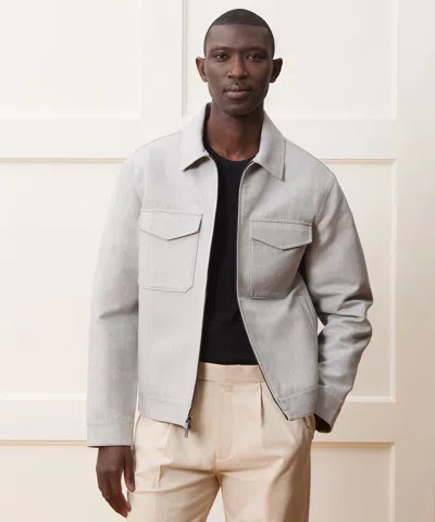 Todd Snyder Cotton-linen Station Jacket In Gold
