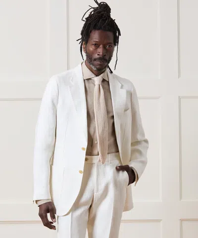 Todd Snyder Italian Linen Madison Jacket In White
