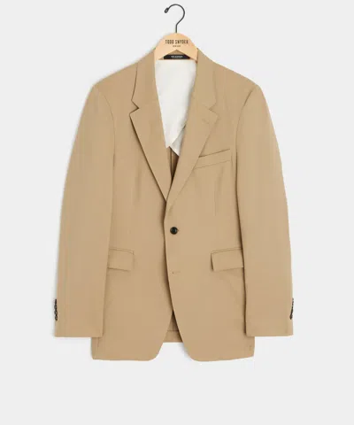 Todd Snyder Italian Gabardine Sutton Jacket In Brown
