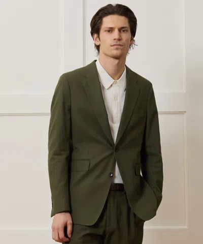 Todd Snyder Italian Cotton Sutton Jacket In Olive In Green
