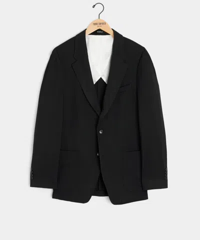 Todd Snyder Italian Gabardine Madison Jacket In Black In Black