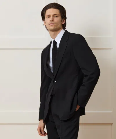 Todd Snyder Italian Gabardine Madison Jacket In Black In Black