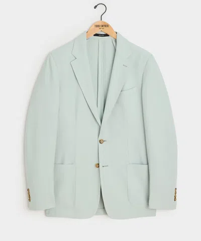 Todd Snyder Italian Knit Sport Coat In Green