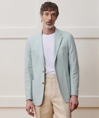 Todd Snyder Italian Knit Sport Coat In Green