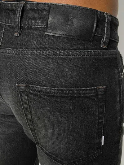 Pt01 Mid-rise Slim-fit Jeans In Black
