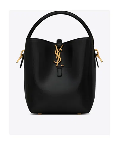 Saint Laurent Ysl Handbag In Black
