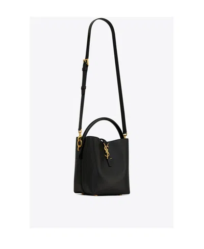 Saint Laurent Ysl Handbag In Black