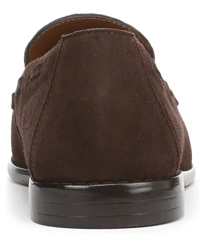 Franco Sarto Women's Hartlie Round Toe Low Profile Tassel Loafers In Brown