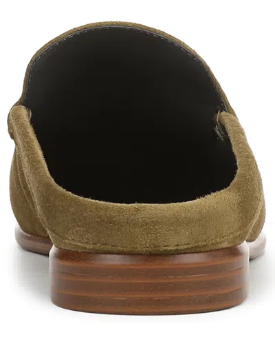 Franco Sarto Women's Mavis Round Toe Flat Mules In Green