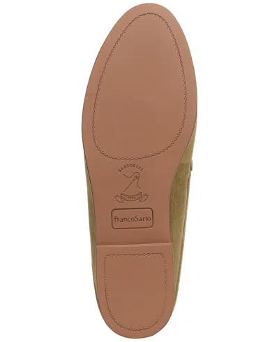 Franco Sarto Women's Mavis Round Toe Flat Mules In Green