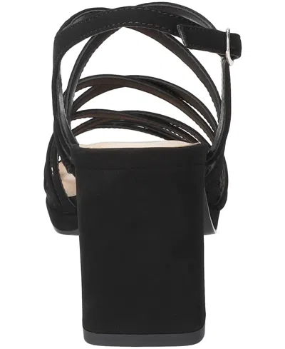 Bella Vita Women's Damsel Square Toe Heeled Sandals In Black