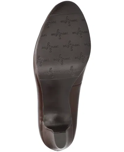 Easy Street Women's Equinox Platform Slip-on Pumps In Brown