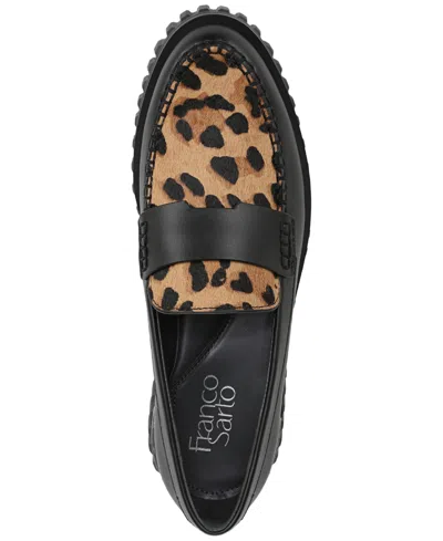 Franco Sarto Women's Flexa Roma Round Toe Lug Sole Loafers