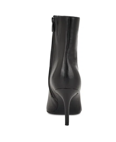 Nine West Women's Ohmy Pointy Snip Toe Stiletto Booties In Black