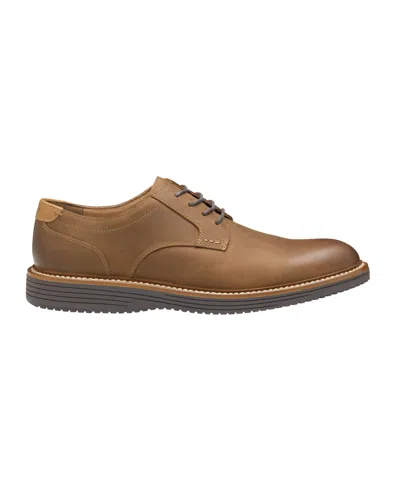 Johnston & Murphy Men's Hodges Plain Toe Shoe In Brown
