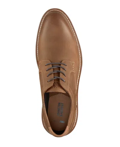 Johnston & Murphy Men's Hodges Plain Toe Shoe In Brown
