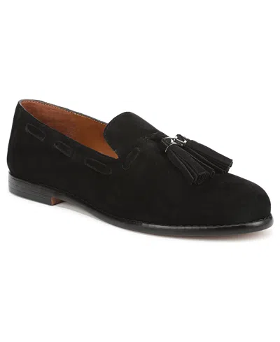 Franco Sarto Women's Hartlie Round Toe Low Profile Tassel Loafers In Black