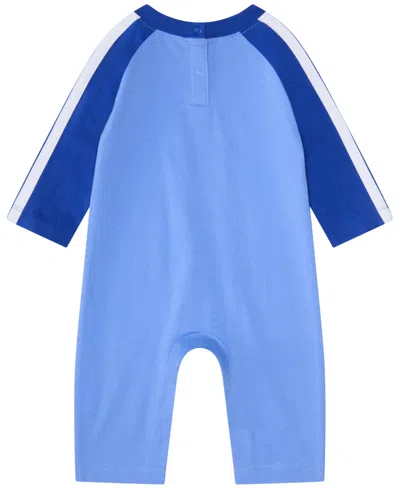 Adidas Originals Adidas Raglan Logo Romper In Blue