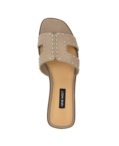 Nine West Giny Stud Slide Sandal